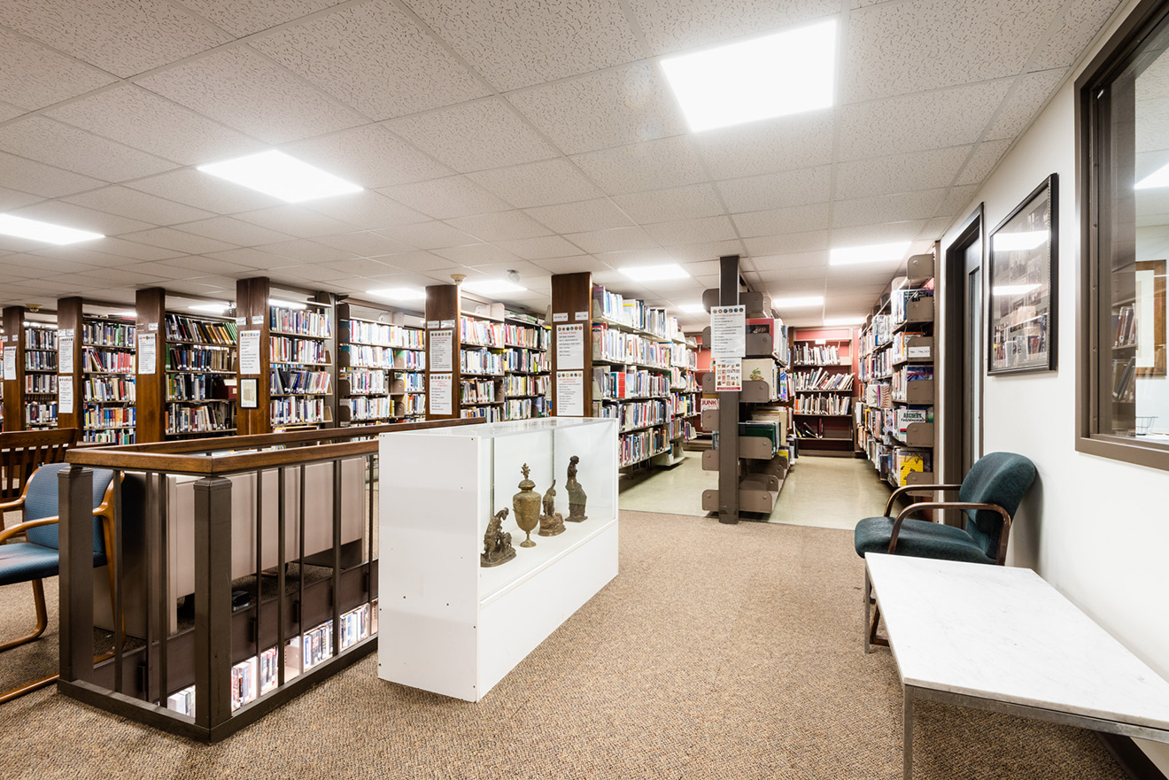 Brooks Memorial Library - built by GPI Construction Inc. Brattleboro's leading commercial construction builders - books